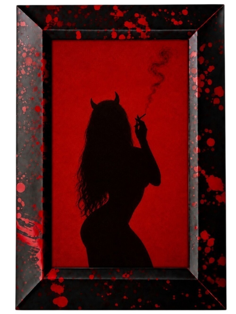 Cute Devil Halloween Sexy woman Trendy Occult Satanic Pagan Pin Up Halloween